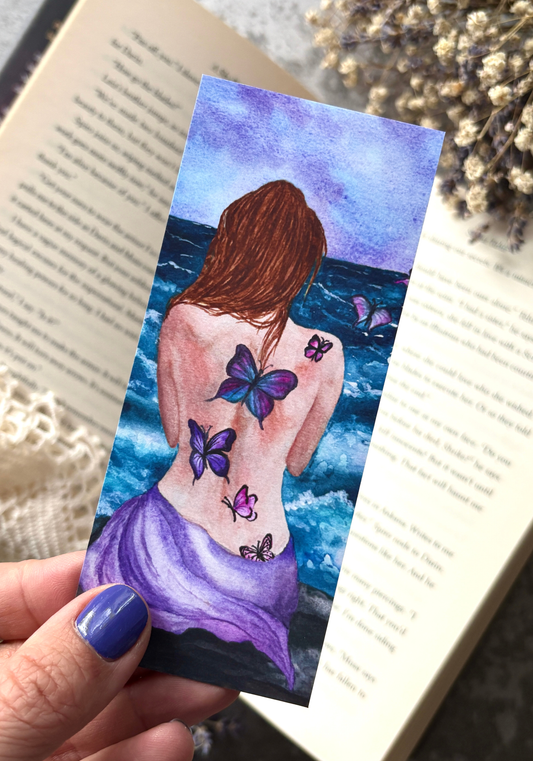 Storm-Kissed Butterfly Dance Bookmark