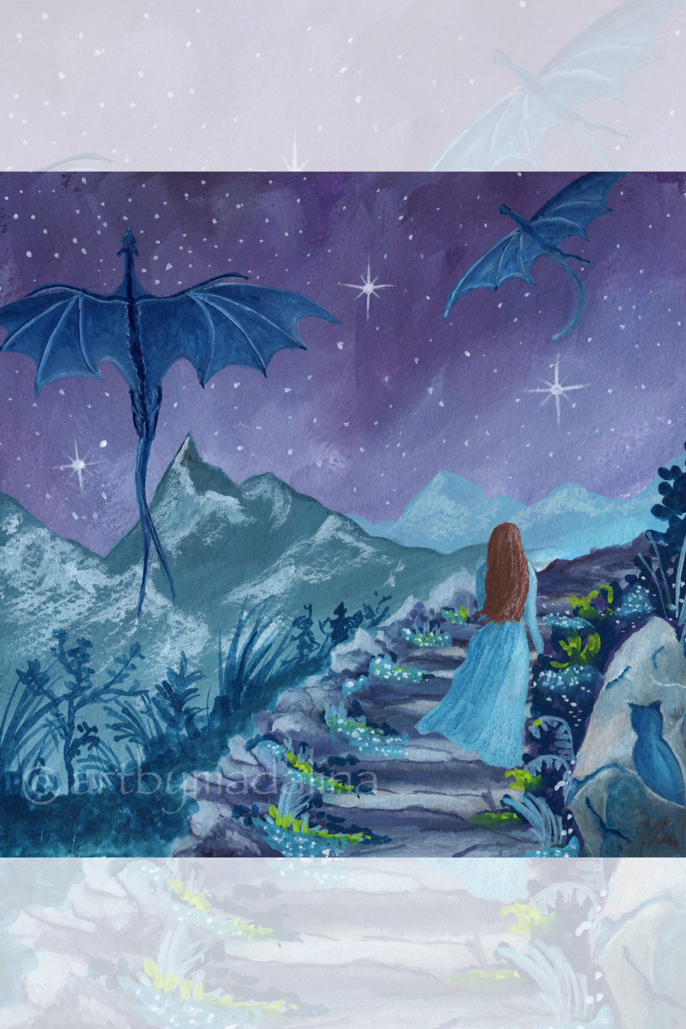 Under Dragon Skies Fine Art Print