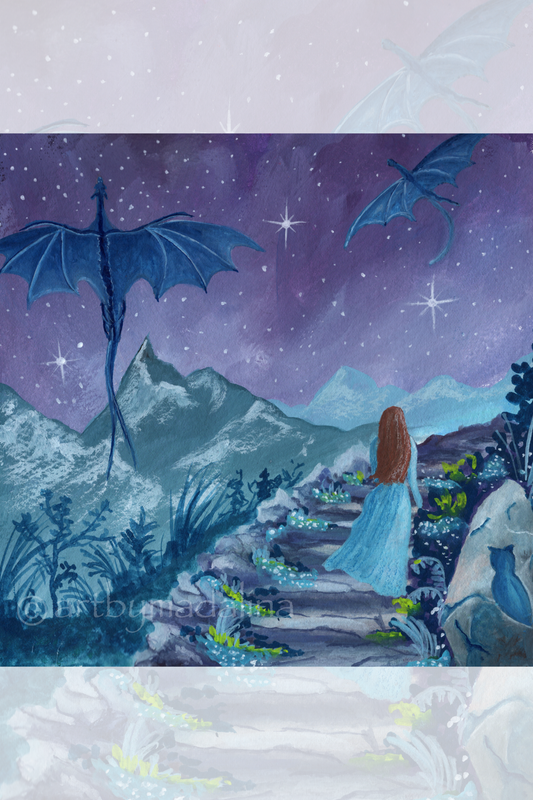 Under Dragon Skies Fine Art Print